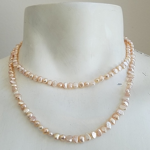 Long Pearl Necklace - Picture 1 of 4